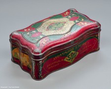 ALTE Blechdose - STRATMANN & MEYER BIELEFELDER CAKES und BISCUIT - wohl um 1910