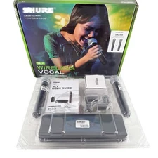 BLX288/SM58 Handheld Wireless Microphone System Come with 2 Microphone NEW