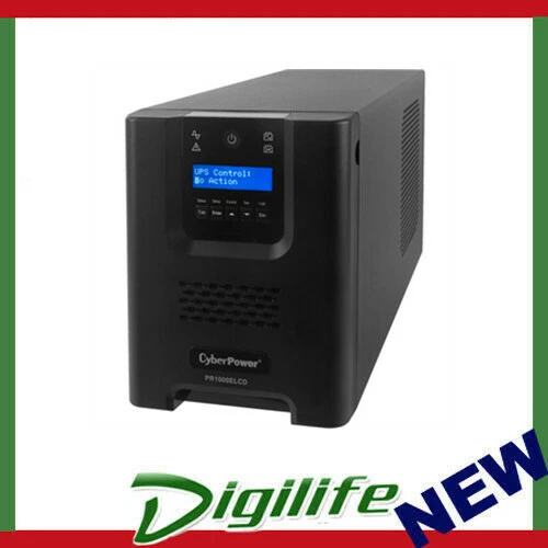 CyberPower PR1000ELCD Professional Tower 1000VA / 900W Pure Sine Wave UPS