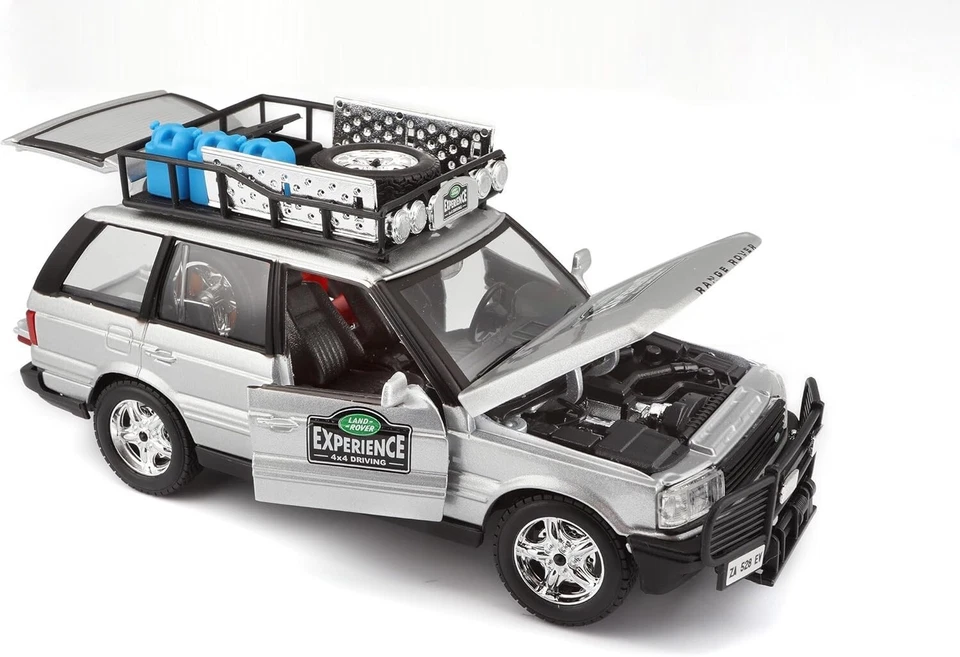 Range Rover Land Rover Experience 4x4 Silver Burago Bburago 1:24 Nuovo 1/24 - Immagine 3 di 4