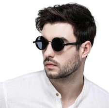 Metal Steam Punk Style Sun Glasses Steampunk Fashion Men Retro Round Sunglasses