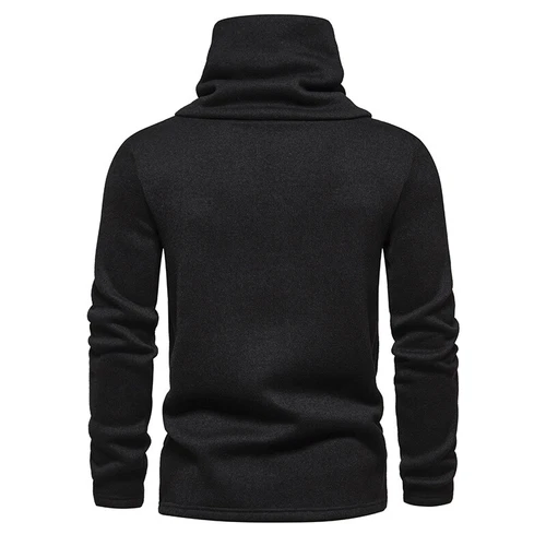 British Style Mens Casual Pile Neck High Collar Long Sleeve Pullover Top Sweater - Bild 15 von 28