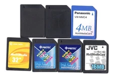 Lot Of 7x Misc Brands 4MB 16MB 32MB 64MB MEGABYTE MMC MultiMediaCard Memory Card