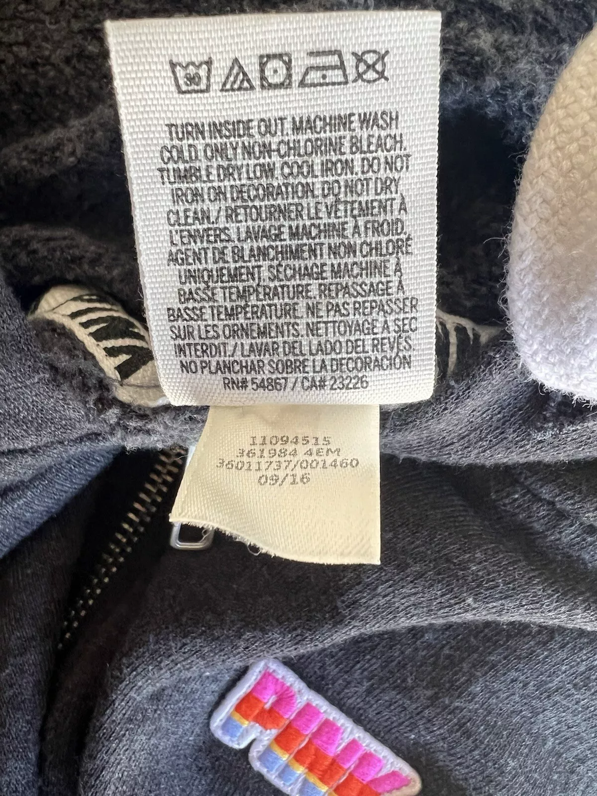 victoria-secret-vs official 1/2 zip pullover hoodie