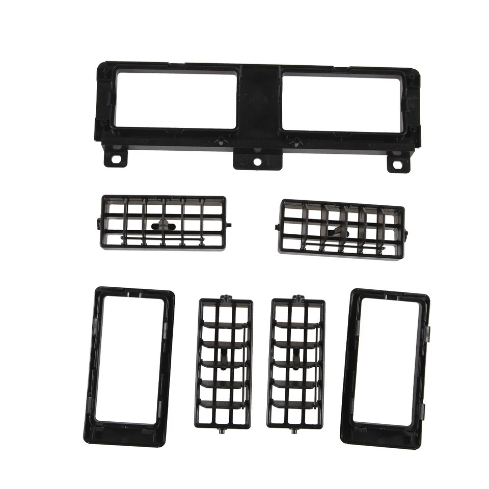 Juego de rejilla de ventilador de ventilación de aire de calefacción para camioneta Nissan Navara D21 1987-1997 Foto 4 de 4