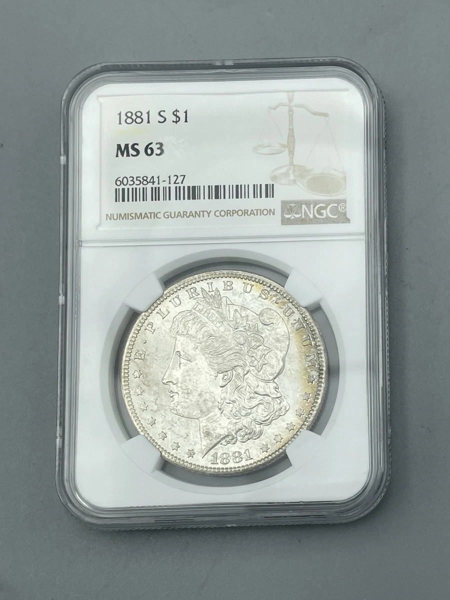 MS 63 Graded 1881 Year Morgan US Dollars (1878-1921) for sale | eBay