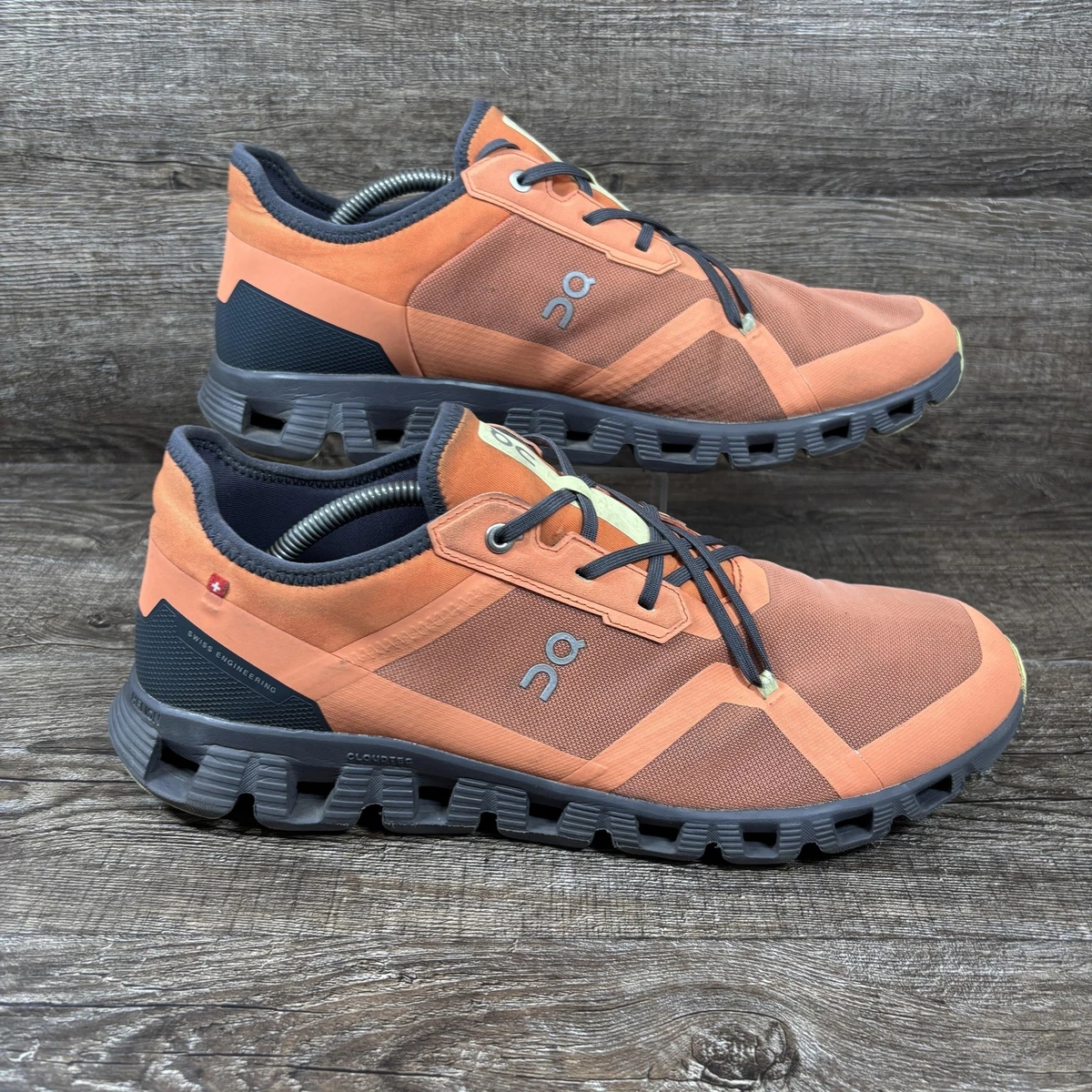 On Running Men\'s Charcoal and Orange Athletic Shoes 11.5M Men main image 2