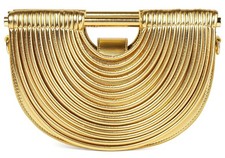Handwoven Bread Women's Evening Clutch Top Handle Bag Shoulder Crossbody Crea...