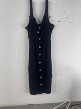 iris black bodycon dress large