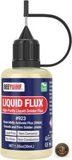 Liquid Solder Flux Dropper 30ml No Clean Rosin Electrical Soldering