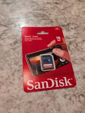 SANDISK SDHC SD CARD-16 GB HD Video  Memory Card Storage, MOC 