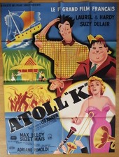 ATOLL K laurel & hardy affiche cinema originale 160x120 cm '50