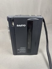 Sanyo Voice Activated Cassette Tape Recorder M1115 Tested Read