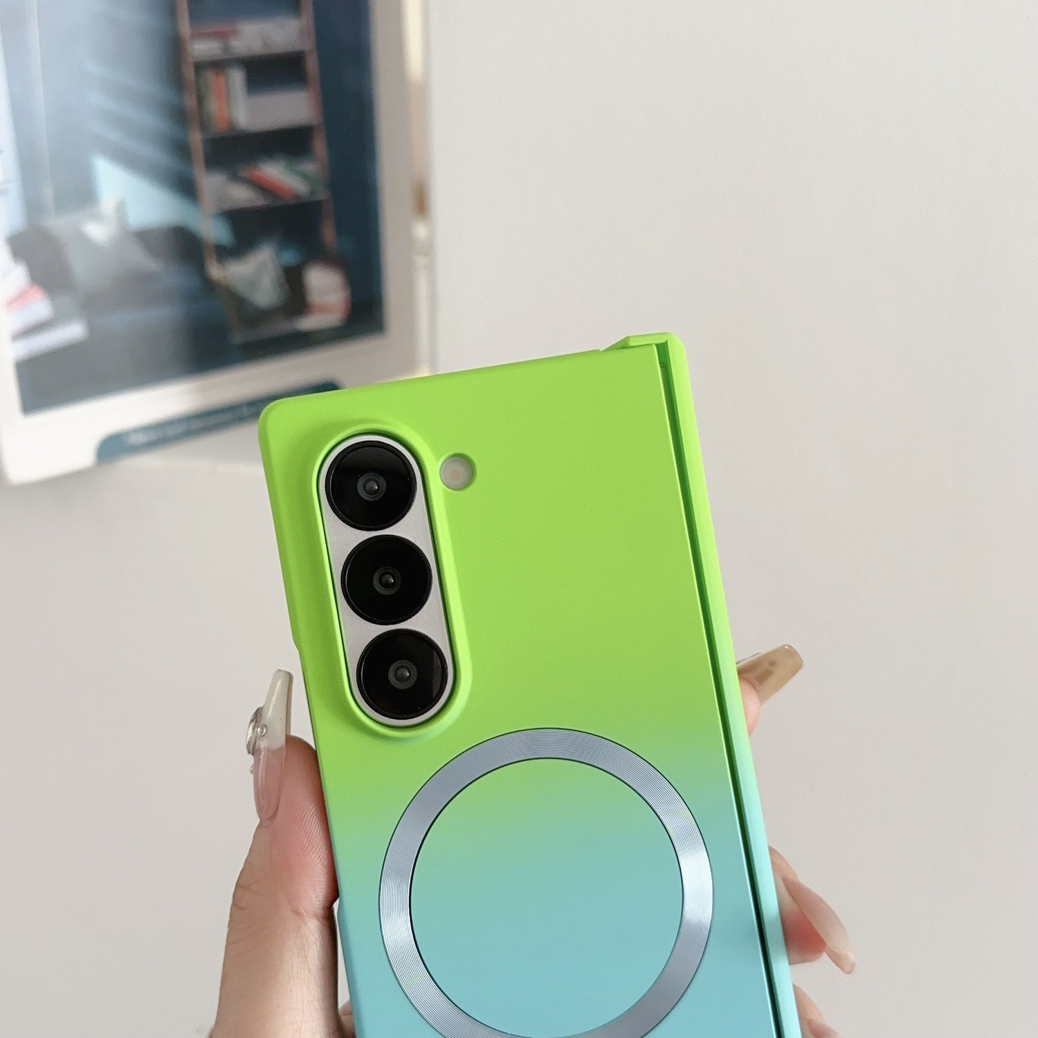 Magnetic Slim Gradient Color Protective Case For Samsung Galaxy Z Fold 7 6 5 4 3