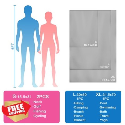 Yaozoon Microfiber Camping Towel 2pk S Quick Dry Lightweight Travel
