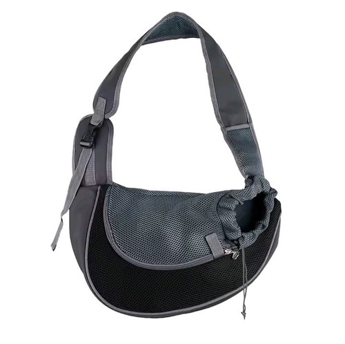 Borsa Tracolla Per Cani E Gatti Taglia L Nero Molto Resistente - Foto 4 di 7