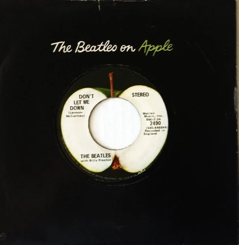 THE BEATLES - GET BACK b/w DON'T LET ME DOWN - ORIG 1969- 45 RPM- NEAR MINT