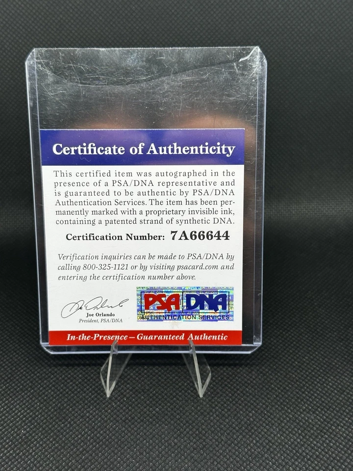 Shaquille O'Neal Autographed Purple Number 4. PSA Certified Authentic Auto - Image 3 of 3
