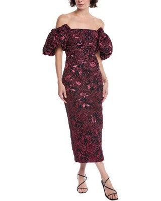 Lela Rose Metallic Jacquard Cocktail Dress Women's | eBay Lela Rose Metallic Jacquard Cocktail Dress Women's | eBay