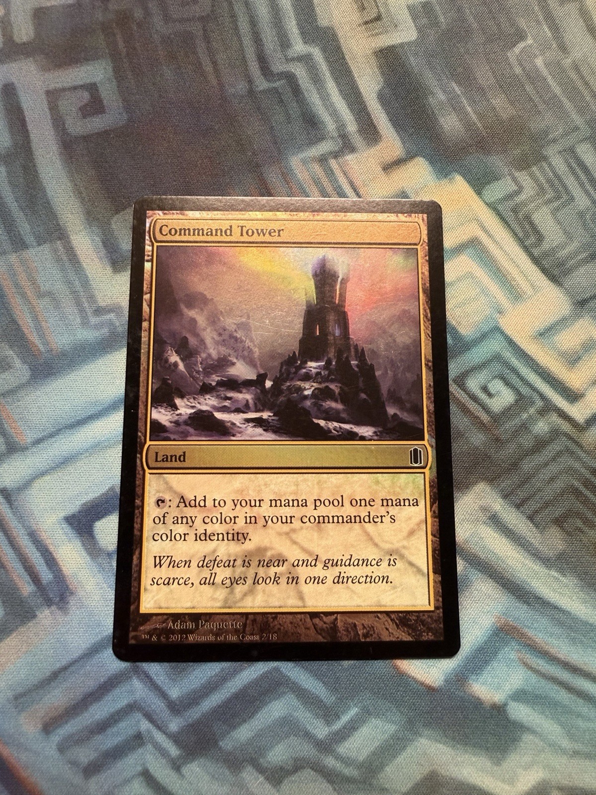 MTG Foil Command Tower EX/LP Commander's Arsenal