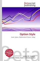 Lambert M. Surhone (U. A.) | Option Style | Taschenbuch | Englisch (2026)