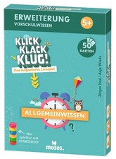 Klick Klack Klug  Erweiterungsset Allgemeinwissen magnetisches Lernspiel ab 5 J.