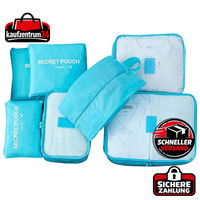 Koffer Organizer Set 7-Teilig Packing Cubes Mit Kleidertaschen Schuhbeutel