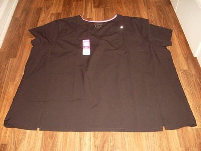 Scrubstar Women's V-Neck Relaxed Short Sleeve Scrub Top Size 3XL New