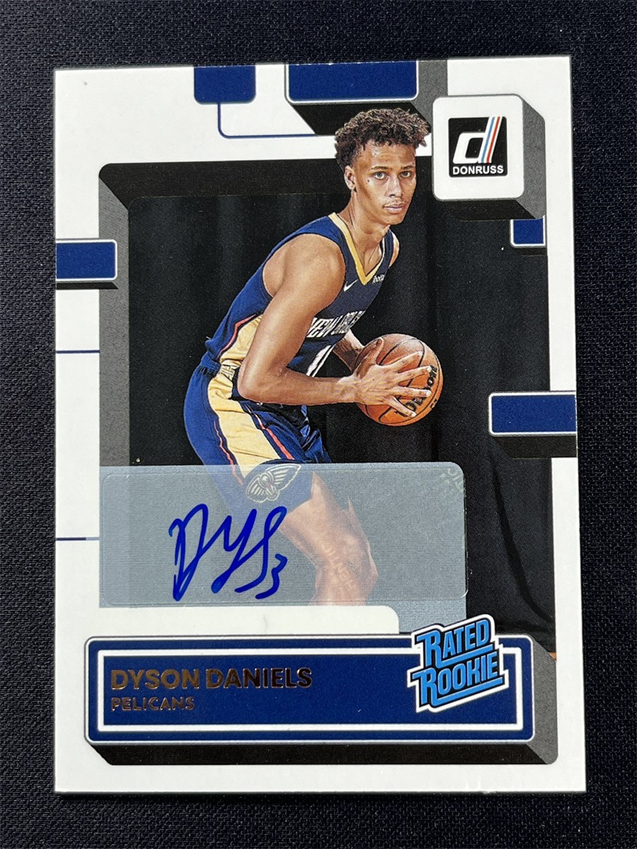 2022-23 Panini Donruss Dyson Daniels #208 Rated Rookie RC Auto Autographs