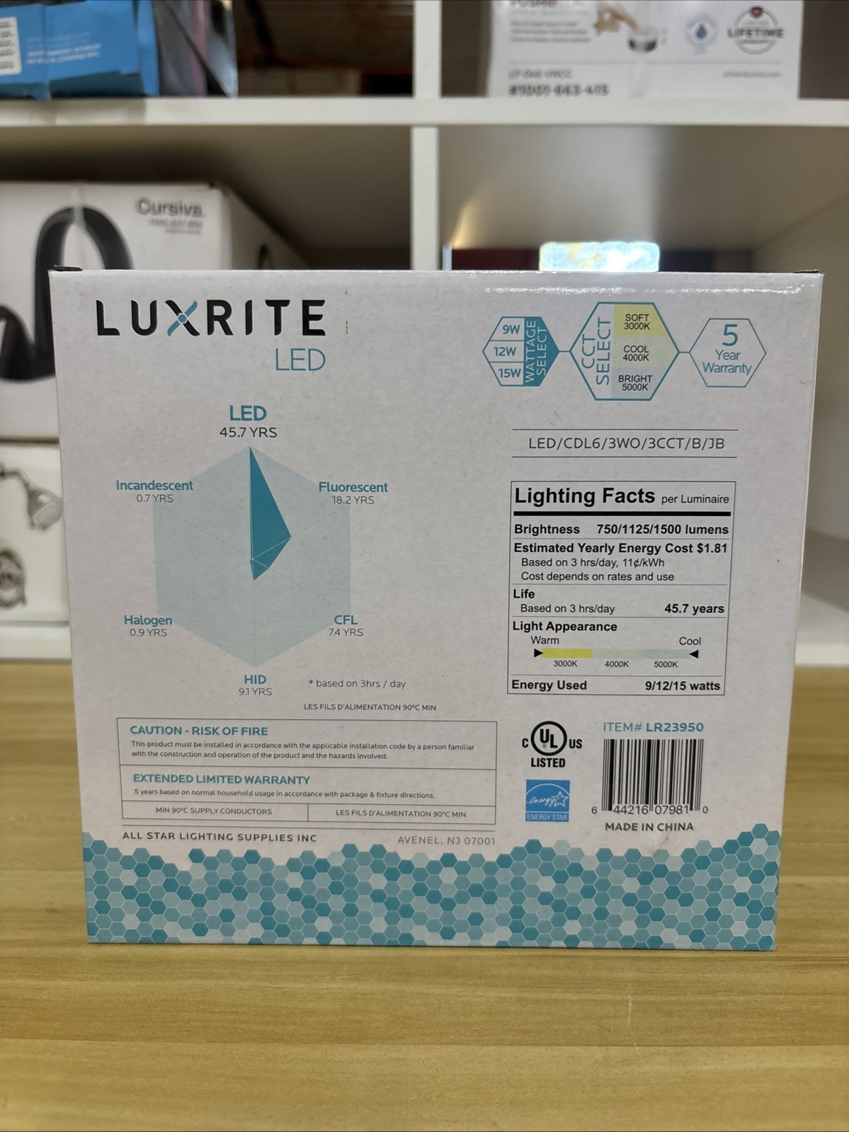 LED, 5-6", COMMERCIAL DOWNLIGHT, WATTAGE SELECTABLE, 3CCT, DIMMABLE