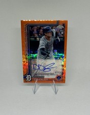 2025 Topps Chrome Logofractor  #RA-DD Dillon Dingler Rookie Auto Orange #/25