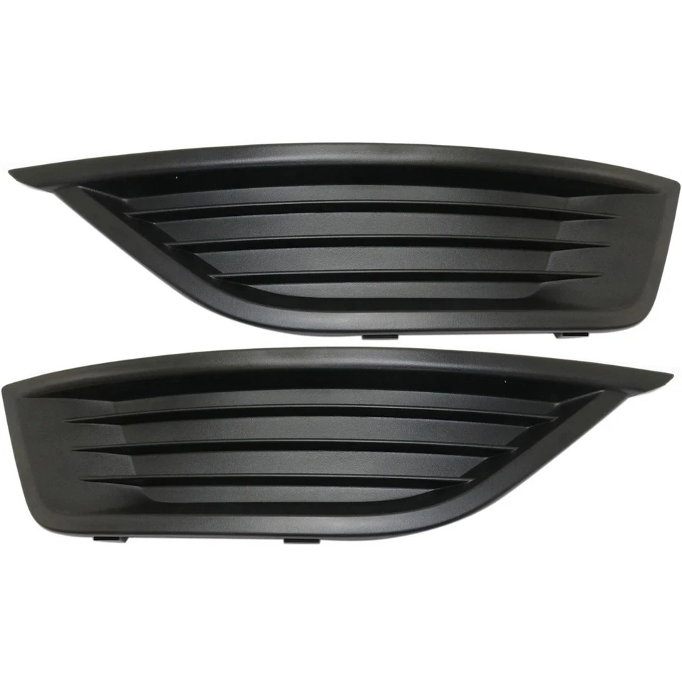 Front Fog Lights Cover Texture Black Left & Right Side For 2013-2019 Ford Taurus Foto 4 de 4