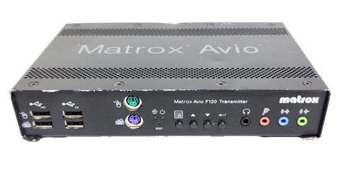 MATROX AVIO F120 TRANSMITTER 12VDC AV-F120TXF USED WORKING