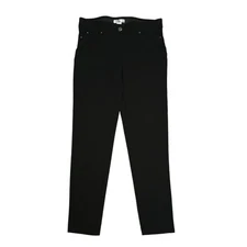 89th and Madison Women's Black Stretch Waist Straight Leg Trouser Pants Size 10