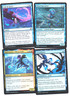 JELLLYFISH/ROBOT BLUE RED DECK 40X CARDS MTG MAGIC EDGE OF ETERNITIES N-MINT K16