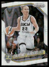 Courtney Vandersloot 2025 Panini Prizm WNBA White Seismic #121 Chicago Sky NM/MT
