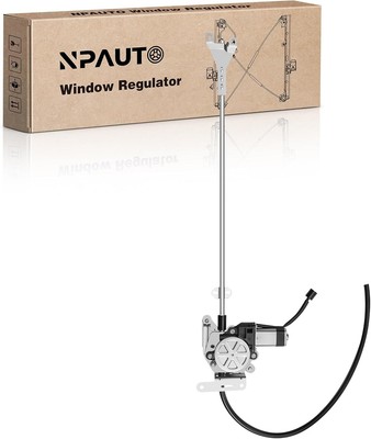 NPAUTO Front Left Driver Side Power Window Regulator with Motor Replacement for