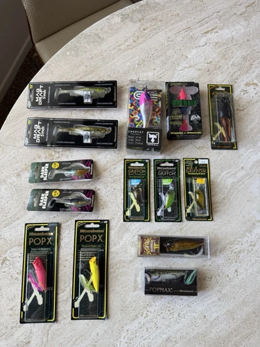 MEGABASS Fishing Lot (14 Pieces) POPMAX-POP X-GRIFFON MR-X-MAG DRAFT