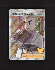 Carta Pokemon timbrata Celebrazioni Ricerca Professore 024/025 NM