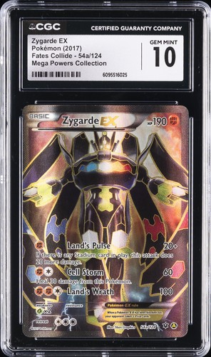 Zygarde-EX graded CGC 10 for sale on eBay