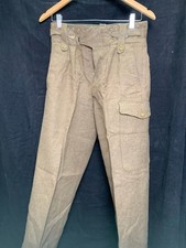 Original British Army Serge Battledress Trousers - 28" Waist, 28" Inside Leg
