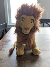 Vintage Applause Disney Lion King Simba Mufasa Adult Plush 14" Stuffed Animal