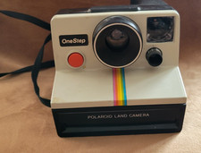 Vintage Polaroid SX-70 Land Camera One Step 1000 - White Rainbow