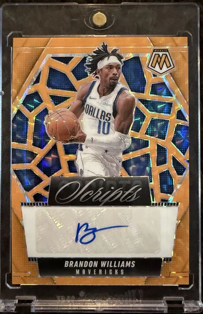 2024-25 Panini NBA Auto Brandon Williams #Ms-bwd 21/25 Rookie RC