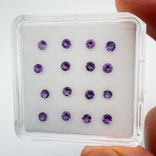 Natural Amethyst 3mm Round Faceted 10, 20, 30 or 40 pcs Loose Gemstones