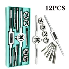 Multifunctional Tap and Die Set M3-M12 Metric Screw Thread Tapping Tool Kit 12/2
