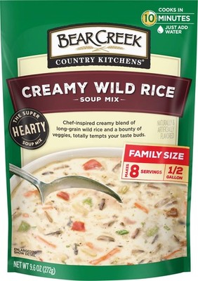 Bear Creek Soup Mix, Creamy Wild Rice, 9.6 Ounce (Pack of 1), Tortilla