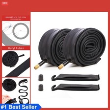 2PCS Heavy Duty Bike Tubes 16x1.75 2.125 Schrader Valve Butyl Rubber Inner