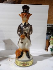 Jim Beam 1980 President's Award Platinum Coat Fox. Decanter SUPER RARE 7 Made