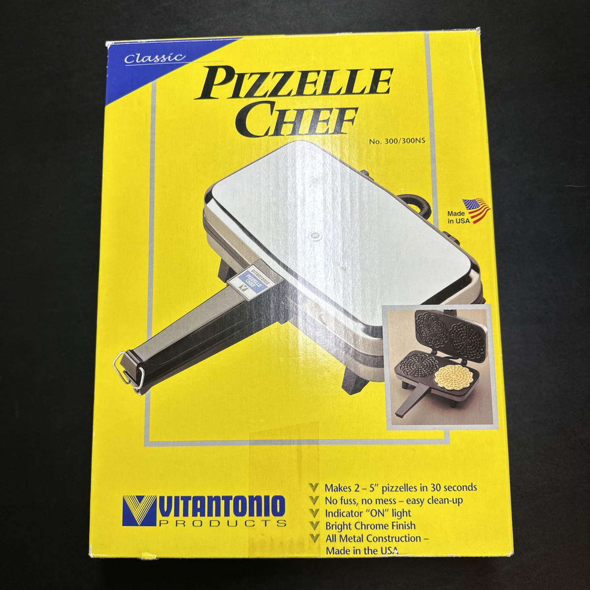 Vitantonio Pizzelle Chef No 300 Cookie Maker 900w Read Vitantonio Pizzelle Chef No 300 Cookie Maker 900w Read